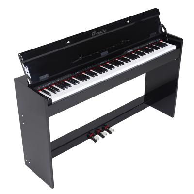 88 butir kayu keyboard kekuatan kunci MIDI piano digital vertikal